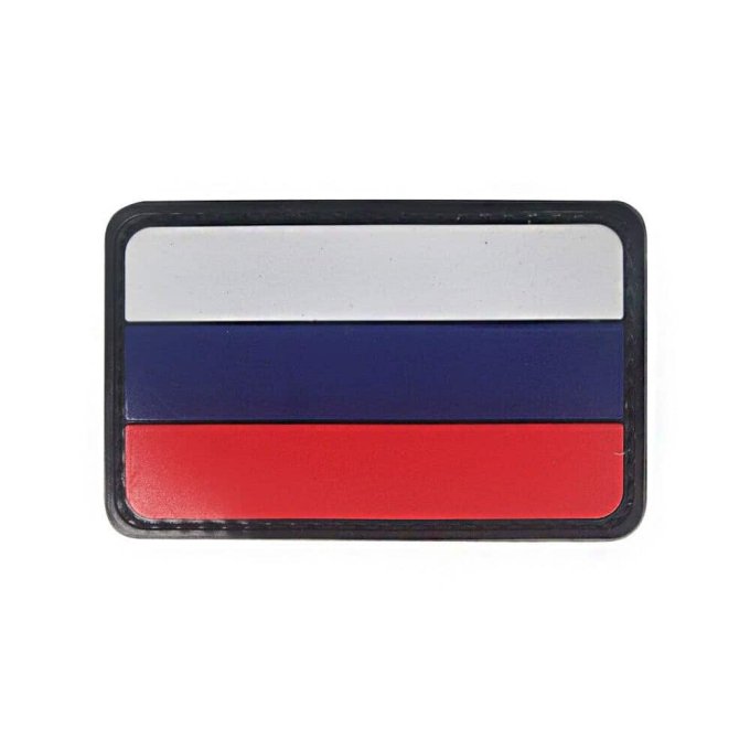 Naszywka z flagą Rosji PCV