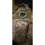 Rosyjska naszywka morale „Polite People” czarno-żółta photo review