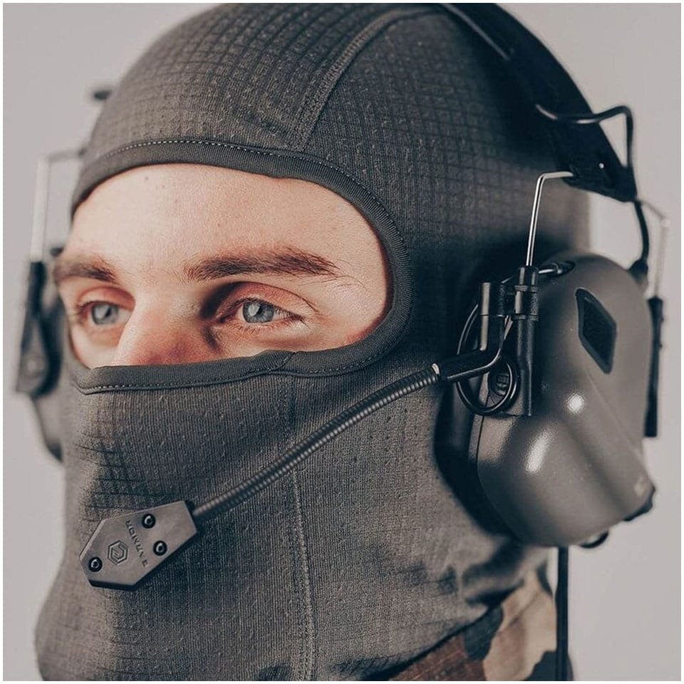 Taktyczne aktywne słuchawki strzeleckie M32 z mikrofonem - obrazek 4