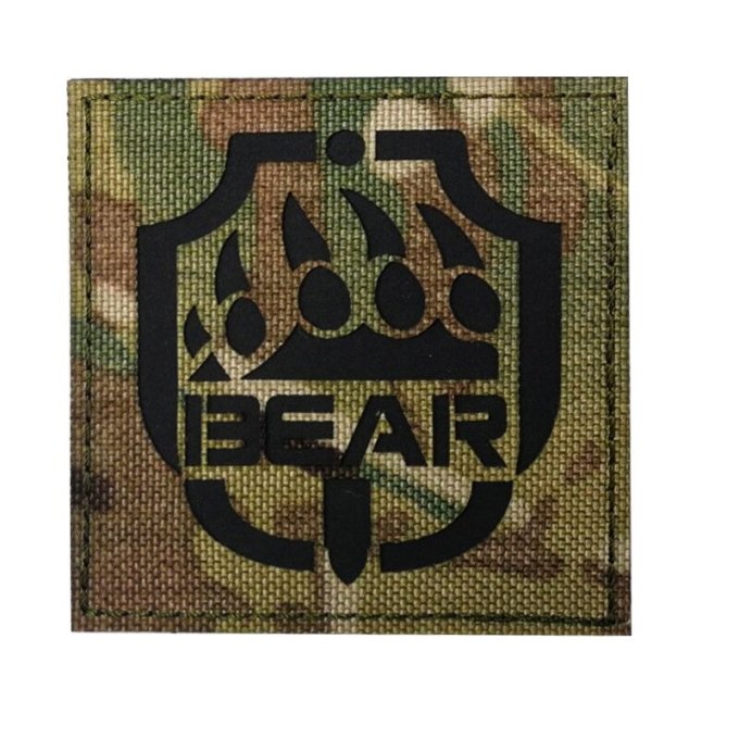 Naszywka Escape from Tarkov Bear – odblaskowa, haftowana