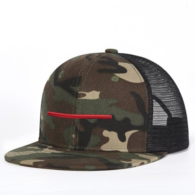 Czapka snapback moro Woodland Red Line