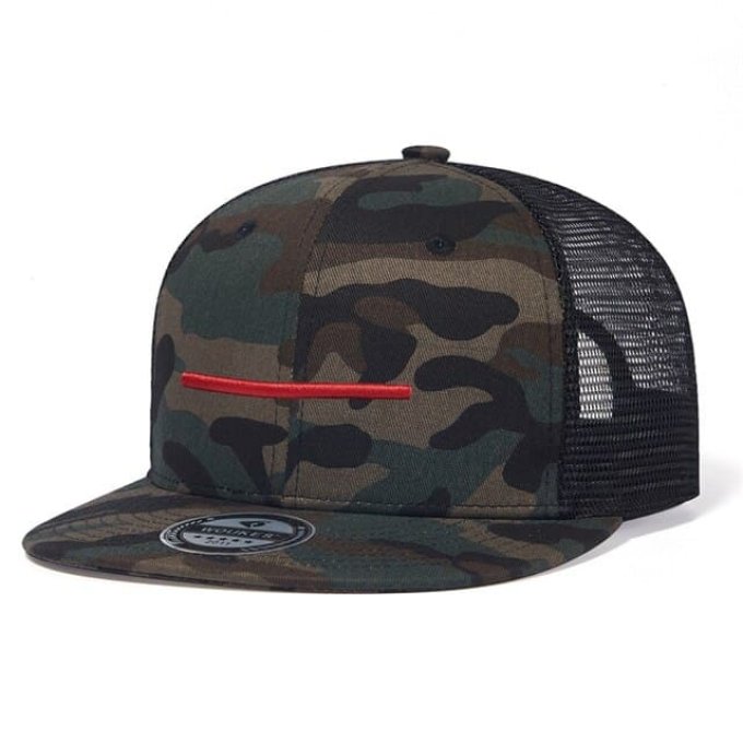 Snapback moro Red Line Asian Woodland