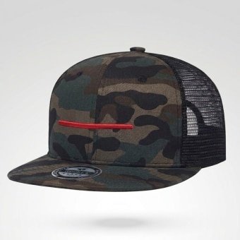 Camo Snapback  Red Line – Asian Woodland
