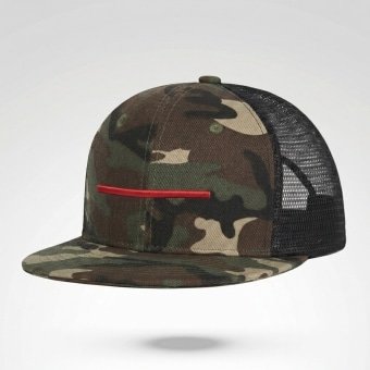 Camo Snapback  Red Line – Woodland