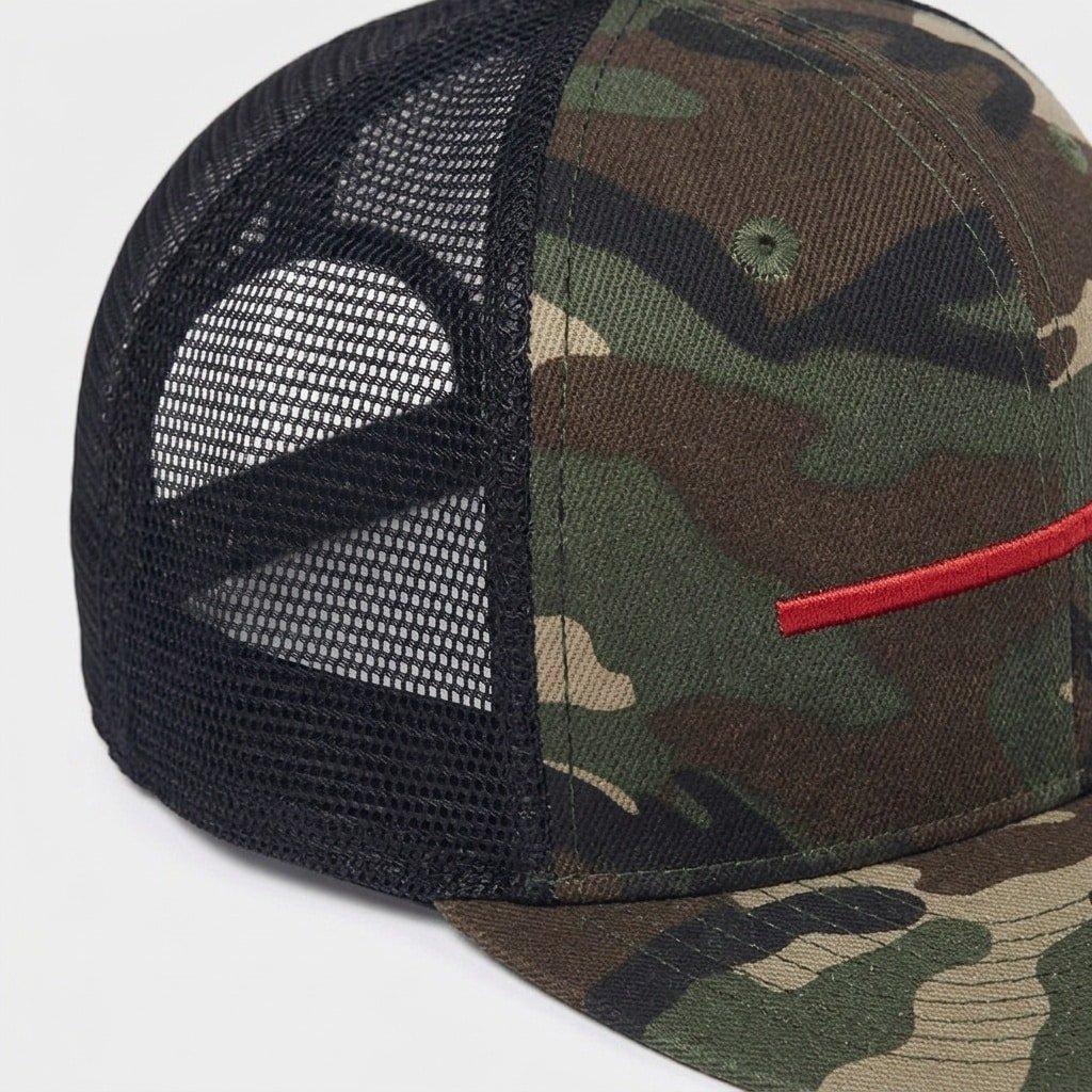 Camo Snapback Red Line – Woodland