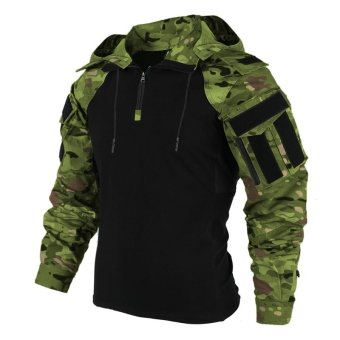 Bluza taktyczna z kapturem w kamuflażu YZ