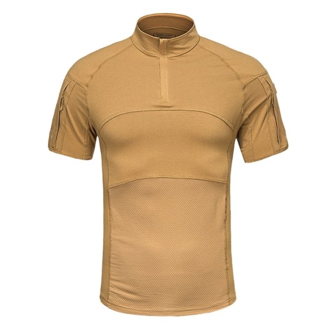 Koszulka taktyczna z krótkim rękawem 1/4 zip „Cooler”