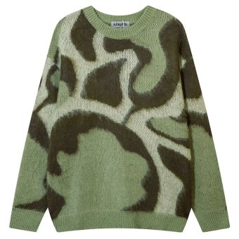 Sweter w kamuflażu wodnym Lenstid