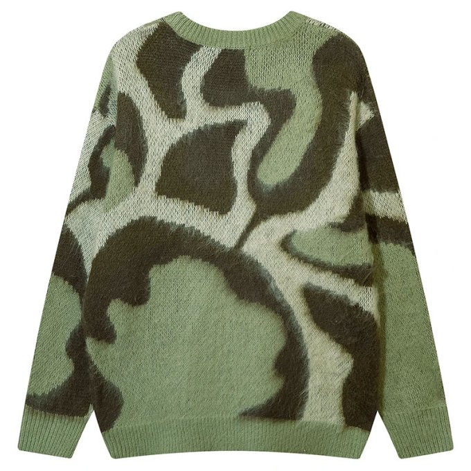 Sweter w kamuflażu wodnym Lenstid - obrazek 2