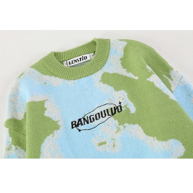 Modny sweter moro Bangouluo - obrazek 3