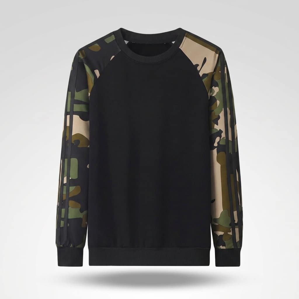 fashion camo sweatshirt “3 Bands”