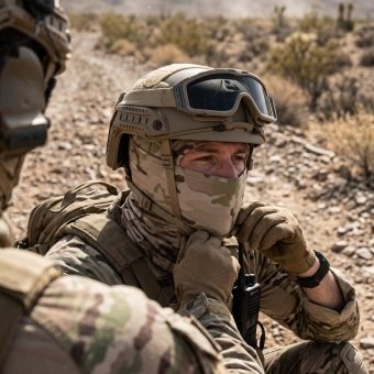 Multicam desert balaclava “Modius”
