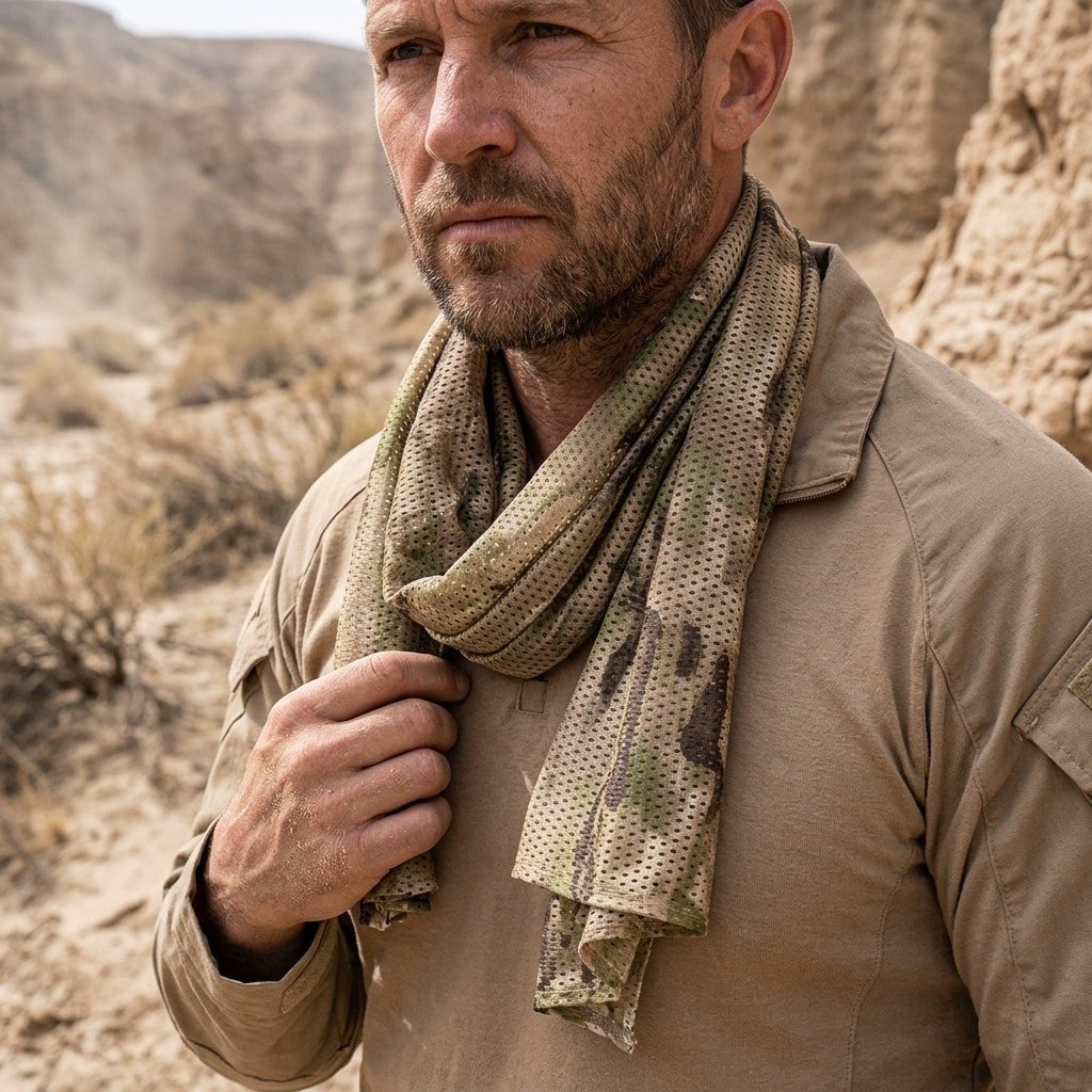 Multicam desert scarf