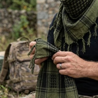 Olive green shemagh