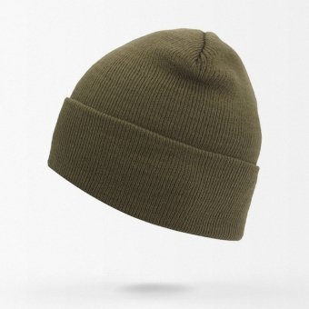 Zielona wojskowa czapka watch cap