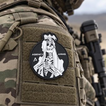 Agency arms patch Skull