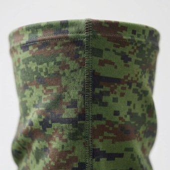 Digital green camo EMR neck gaiter