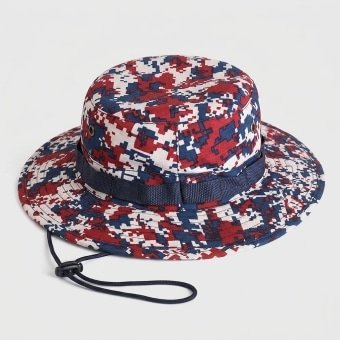 Digital red camo boonie hat “Scout R5”