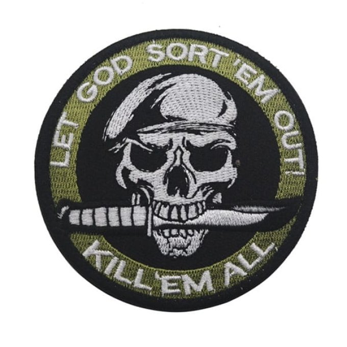 Naszywka Kill ’Em All z czaszką - obrazek 2
