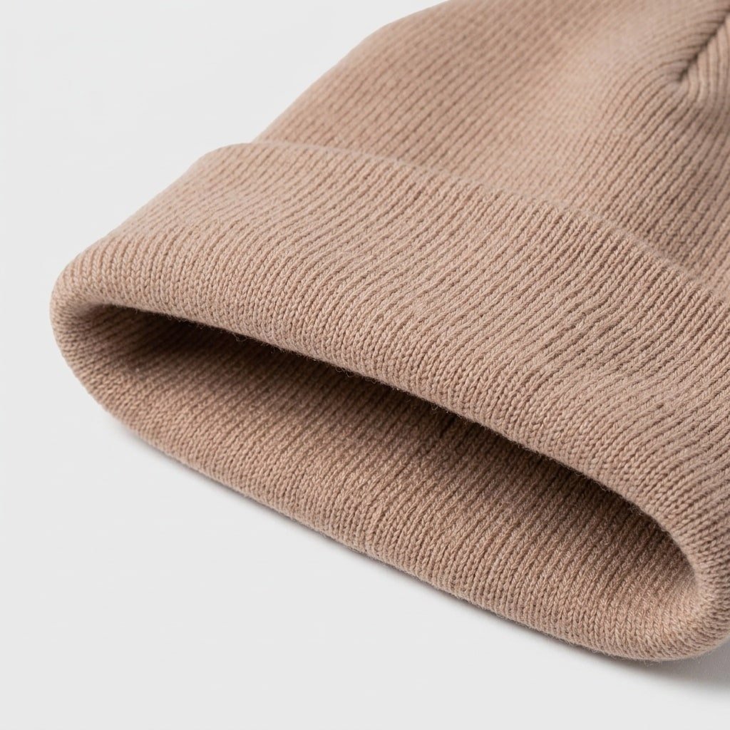 Military knit watch cap Tan