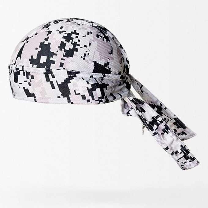 Bandana taktyczna w kamuflażu śnieżnym