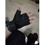 Skórzane rękawice taktyczne bez palców photo review