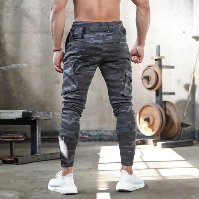 Joggery moro z zamkami błyskawicznymi „Zip” - obrazek 2