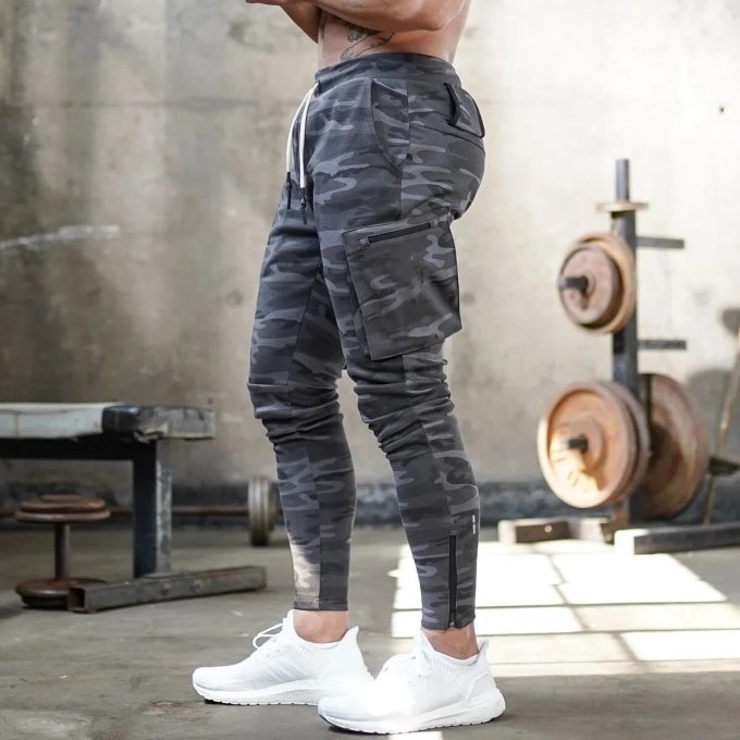 Joggery moro z zamkami błyskawicznymi „Zip” - obrazek 3