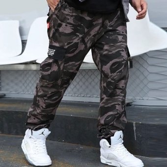 Spodnie cargo moro streetwear