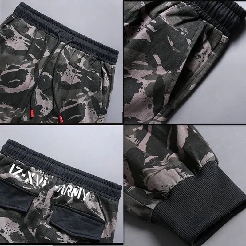 Spodnie cargo moro streetwear - obrazek 4