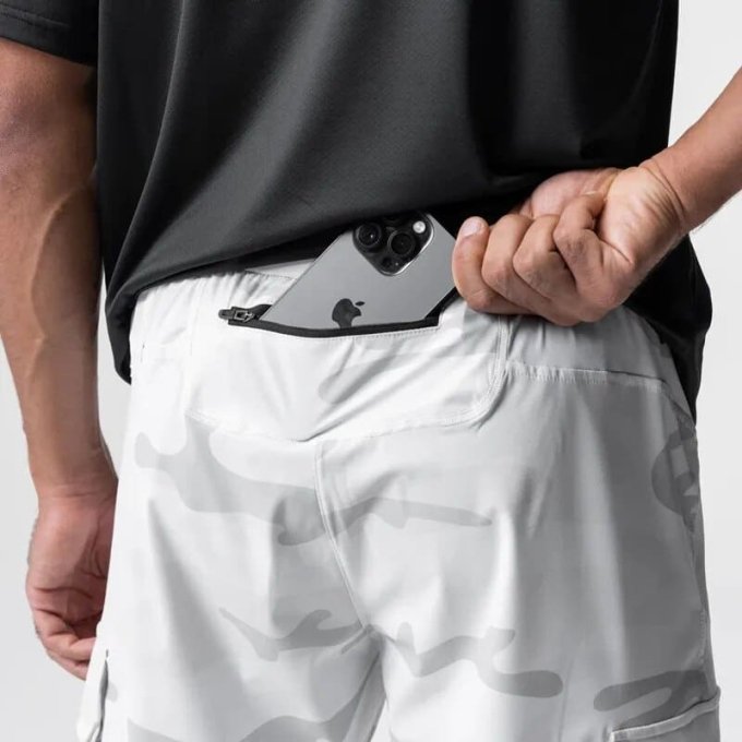 Białe joggery moro Sportline - obrazek 8