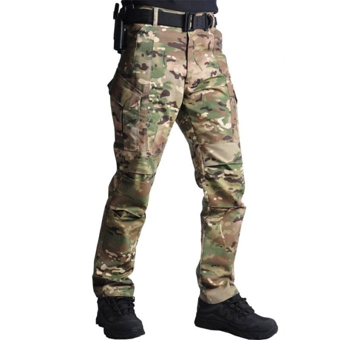 Wąskie spodnie taktyczne Multicam