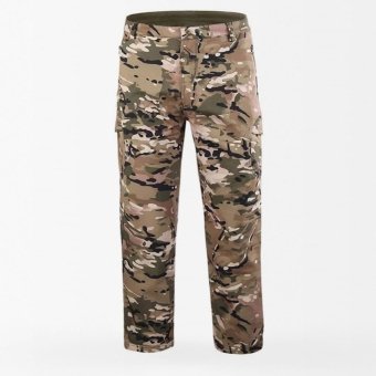 Taktyczne wodoodporne spodnie softshell Multicam