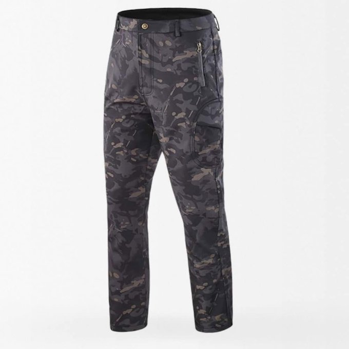 Wodoodporne spodnie softshellowe Multicam Black