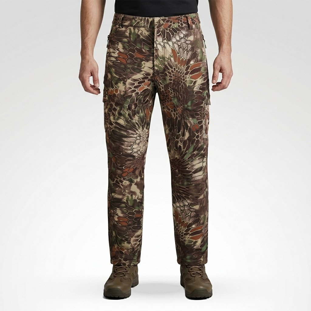 Waterproof softshell pants – Kryptek mandrake