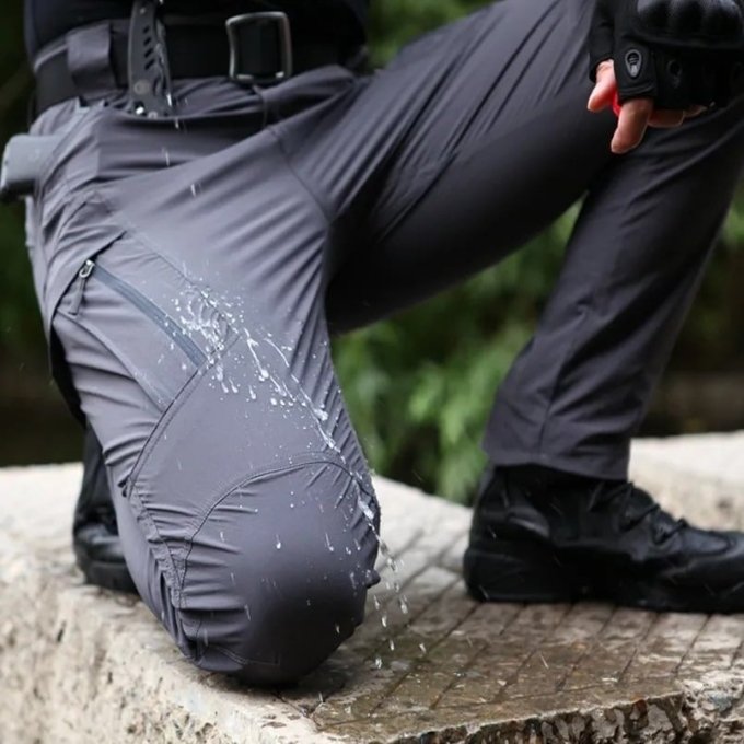 Spodnie softshell ocieplane polarem Tac XV - obrazek 3