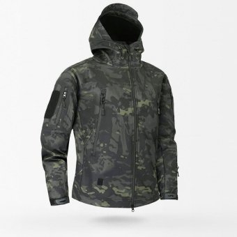 Czarna kurtka softshell Multicam “Veter”