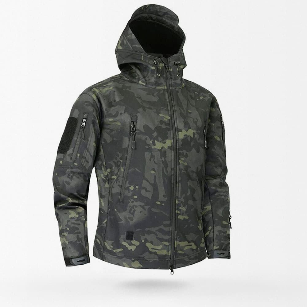 Czarna kurtka softshell Multicam “Veter”