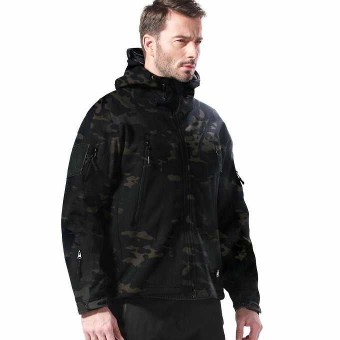 Czarna kurtka softshell Multicam “Veter” - obrazek 3