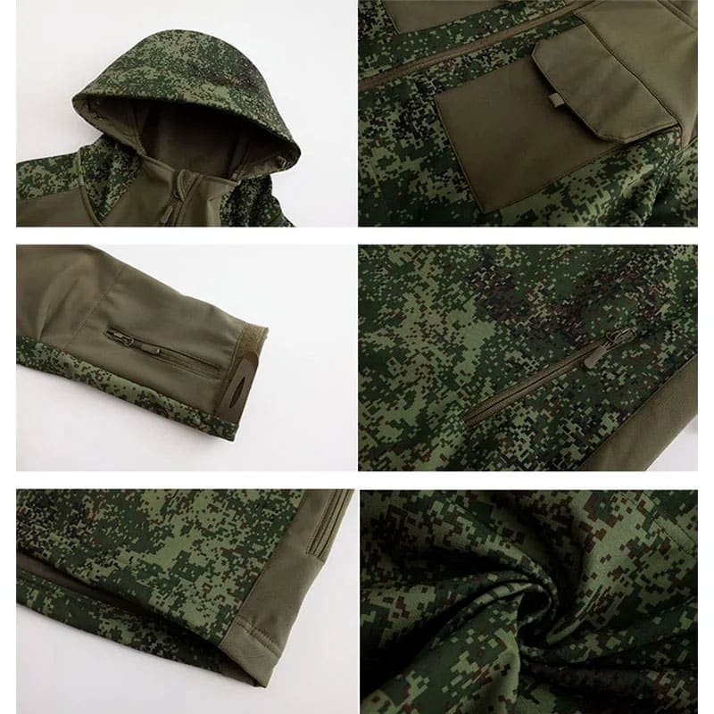 Kurtka softshell Tough z kieszeniami na piersi - obrazek 3