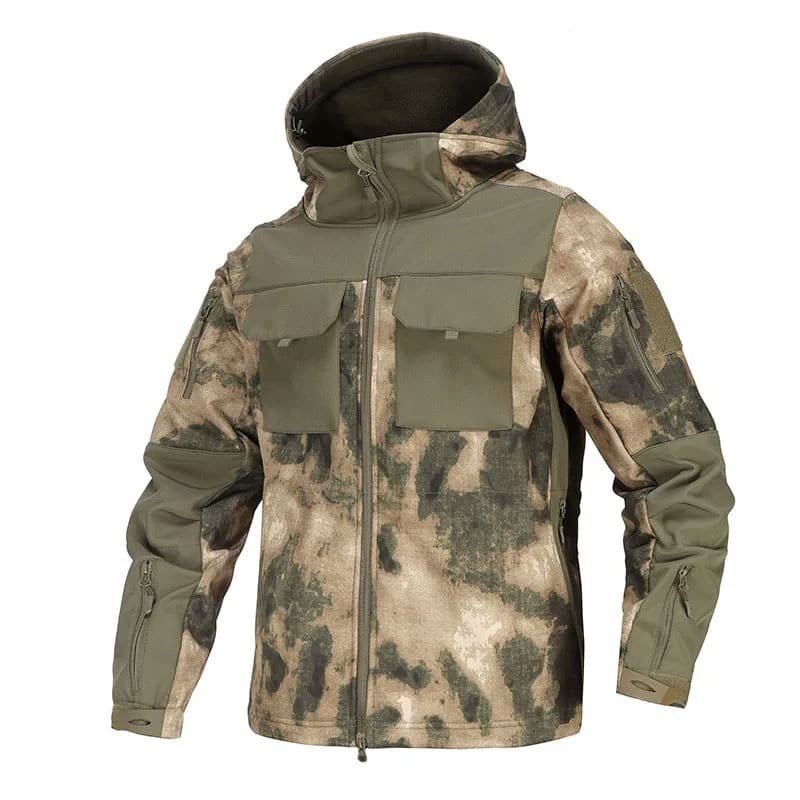 Kurtka softshell Tough z kieszeniami na piersi - obrazek 4