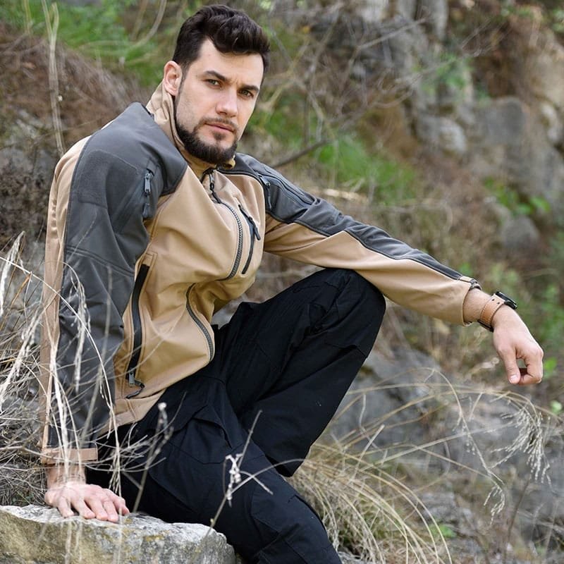 Dwukolorowa kurtka softshell „Wild” - obrazek 2