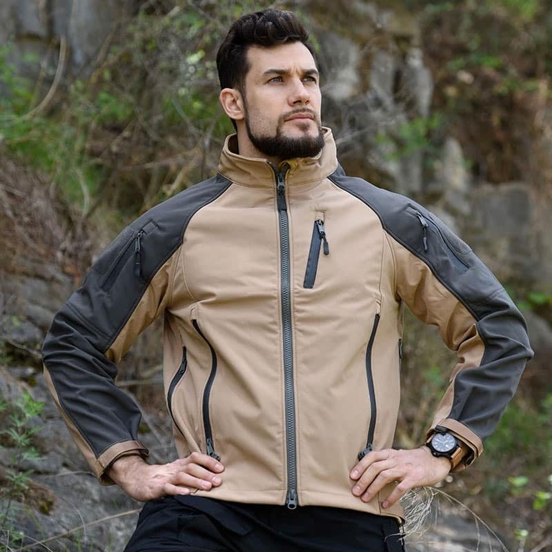 Dwukolorowa kurtka softshell „Wild” - obrazek 3