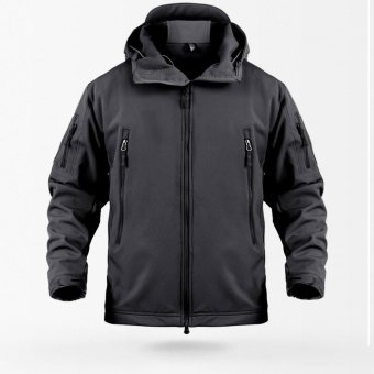 Czarna taktyczna kurtka softshell Veter
