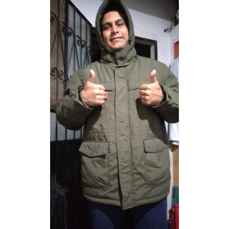 Parka wojskowa ocieplana polarem photo review