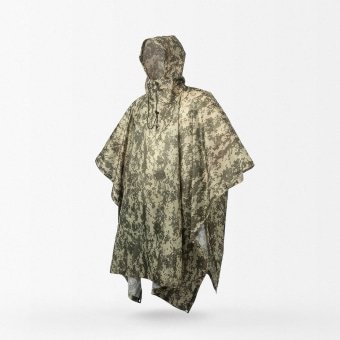 Poncho przeciwdeszczowe w kamuflażu ACU