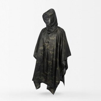 Poncho taktyczne Multicam Black
