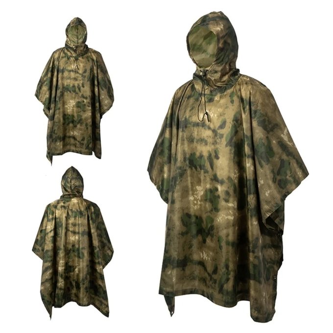 Poncho kamuflaż A-TACS FG - obrazek 2