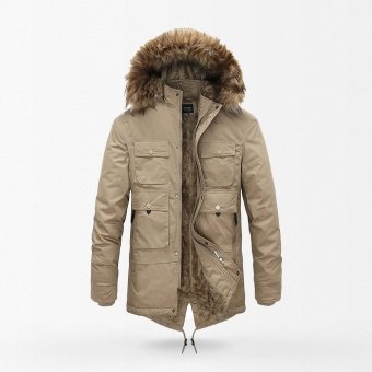 parka wojskowa z futrem