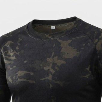 Black camo long sleeve shirt